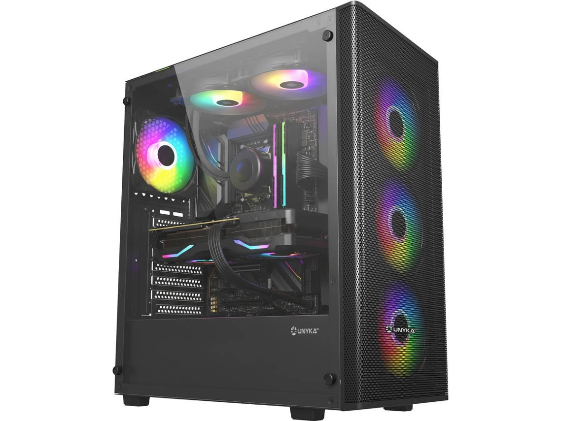 Desktop Gaming UNYKA Mir 100 (Intel Core i5-12400F - RAM: 16GB -  1TB SSD - NVIDIA GeForce RTX 3050)