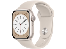 APPLE Watch Series 8 GPS 41 mm Blanco Estrella con Correa Deportiva Blanco Estrella