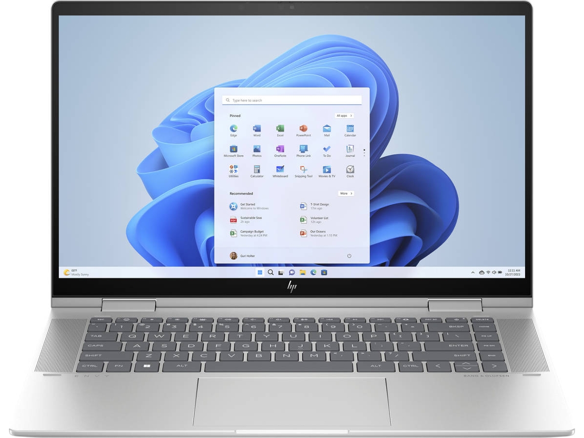 Portátil HP Envy x36015-fe0008ns (15.6" - Core i7-1355U - EVO16GB DDR5 on-board1TB PCIe ValueIntel Iris Xe)