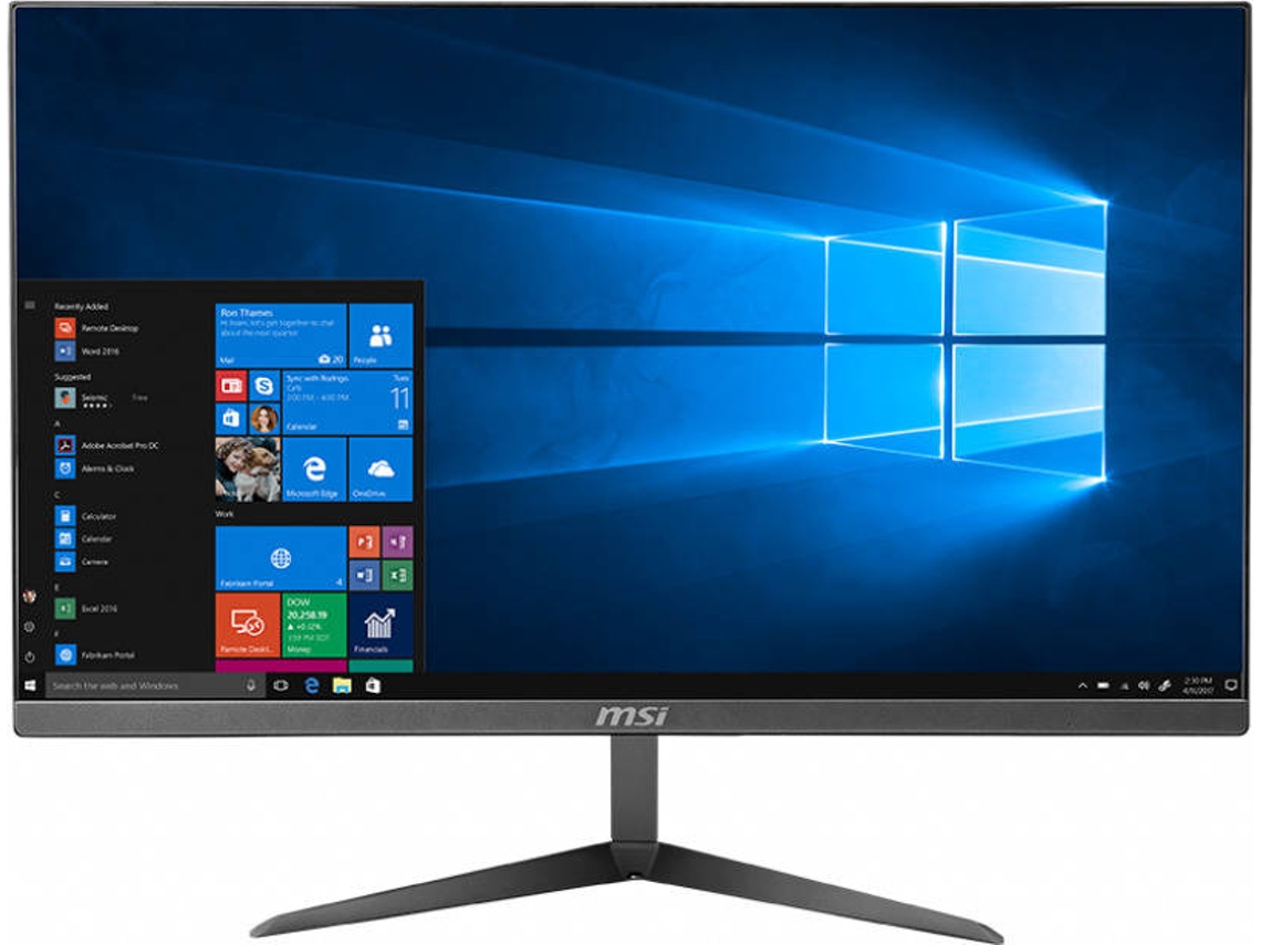 All in One MSI PRO 24X 10M-022EU (23.8'' - Intel Core i7-10510U - RAM: 16 GB - 512 GB SSD PCIe - Intel HD Graphics)
