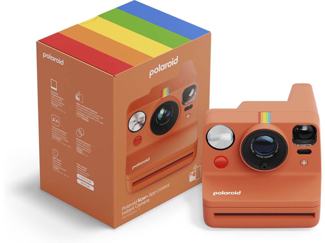 Cámara Fotográfica POLAROID Now+ Gen 3 (Obturación: 1/200s - 94,96 mm - Coral)