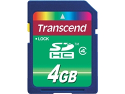 Tarjeta Memoria TRANSCEND SD 4GB TS4GSDHC4