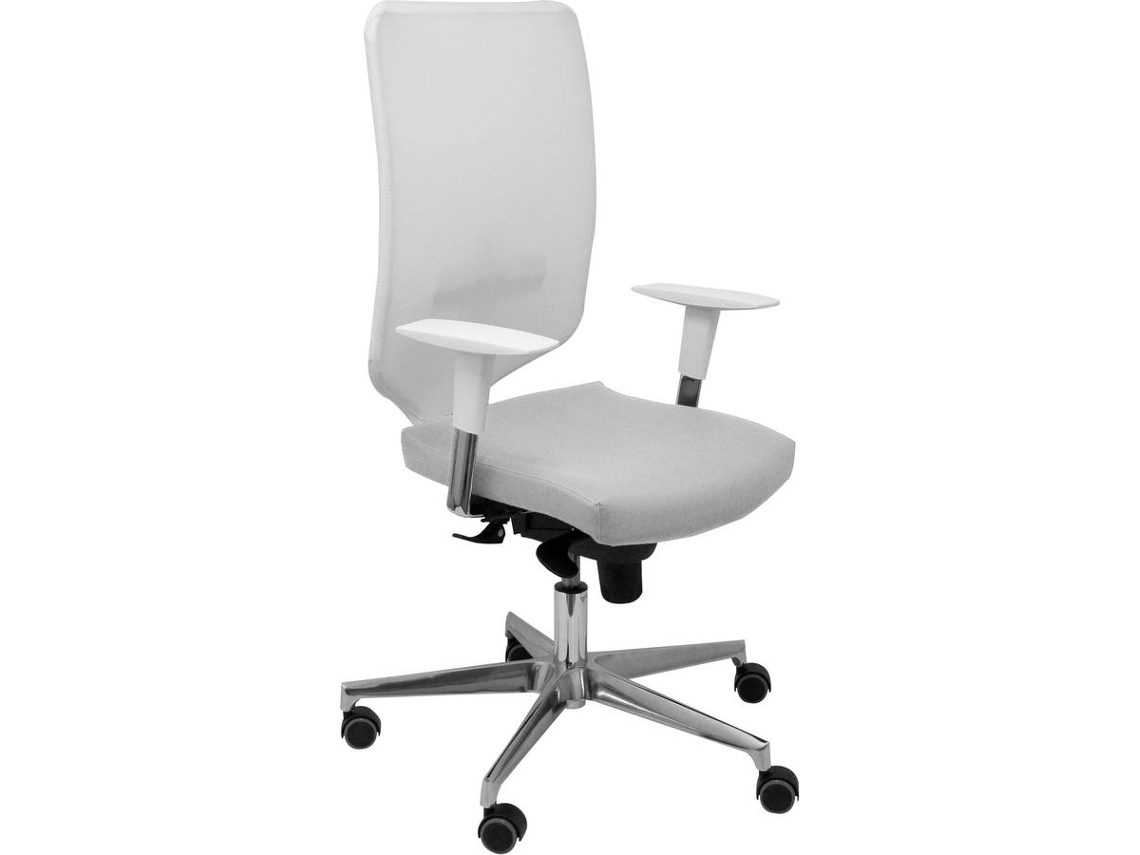 Silla Operativa PYC Ossa Gris (Brazos Ajustables - Malla)
