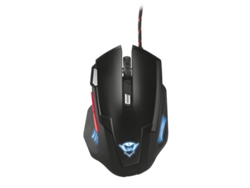 Ratón Gaming TRUST GXT-111 (Cable USB - 2500 dpi - Negro)