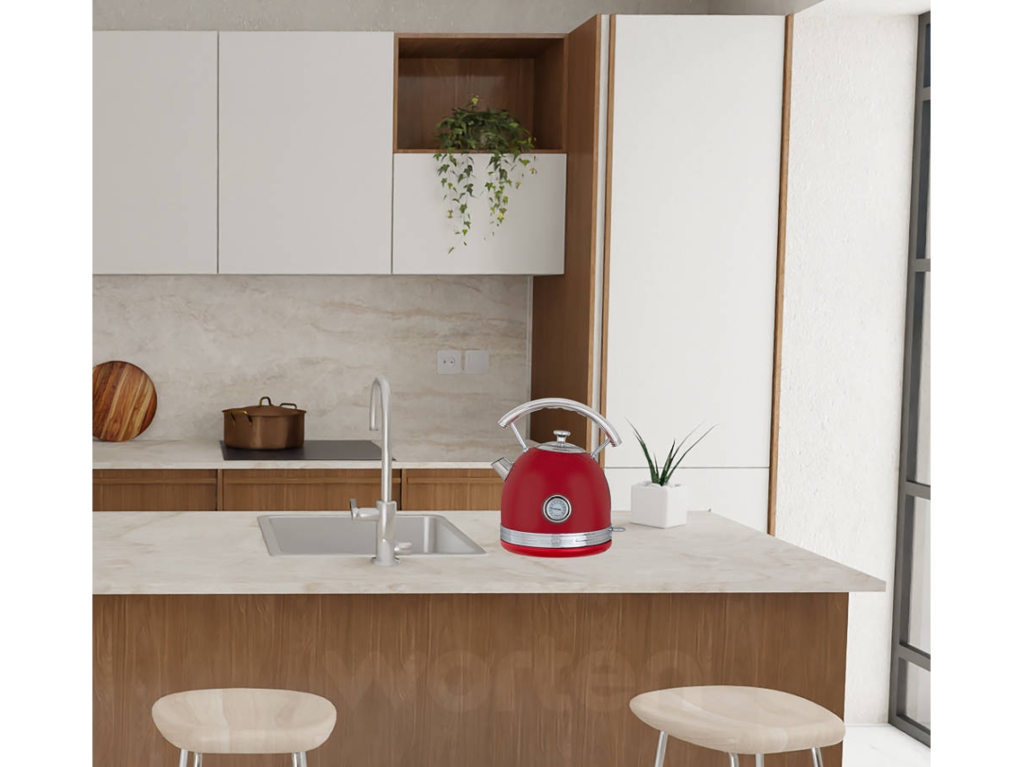 Hervidor Elétrico PROFICOOK WKS 1192 Rojo (2200 W - 1.7 L)