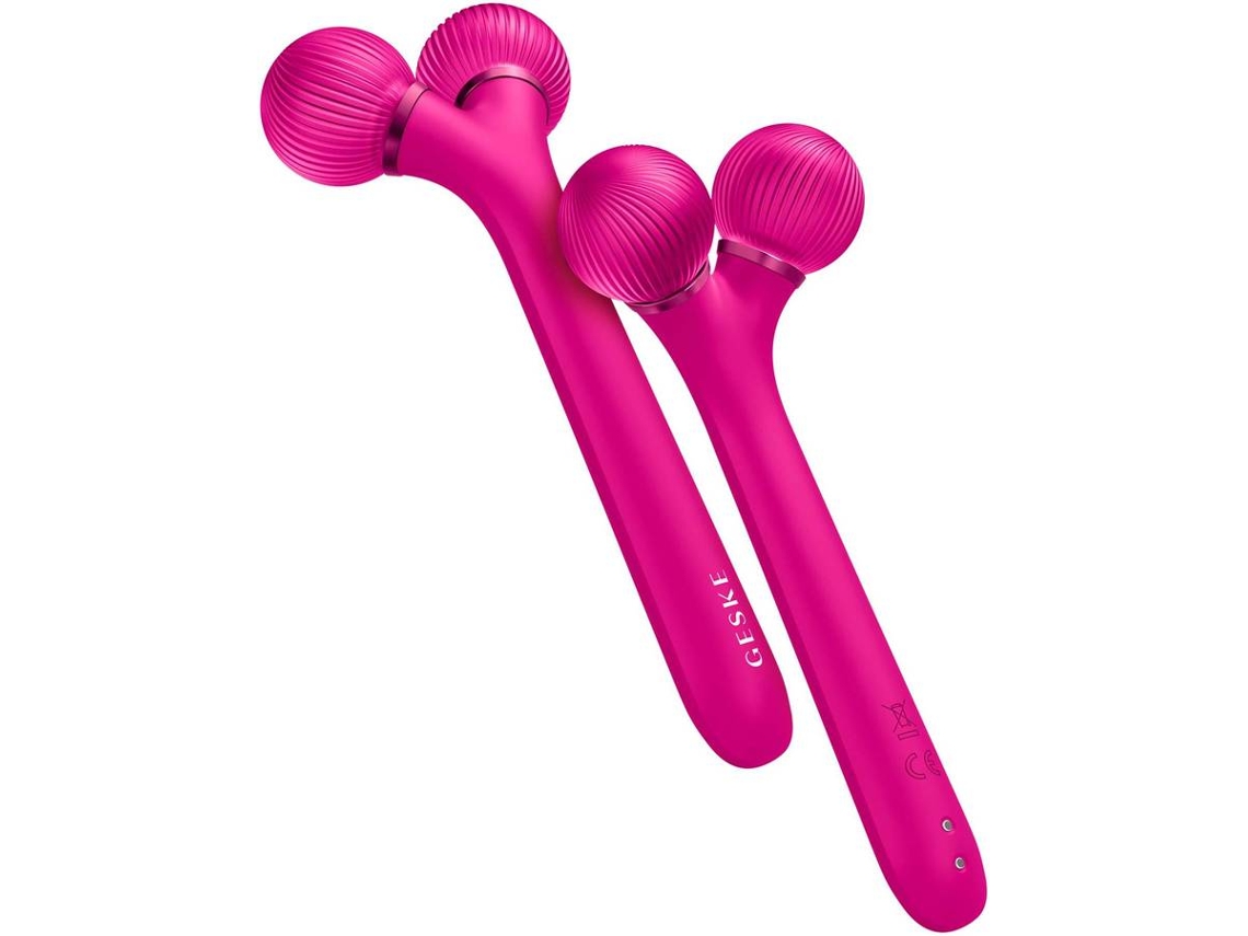 Roller Facial GESKE 4 en 1 (Magenta)