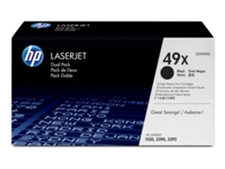 Pack 2 cartuchos de Tóner Original LaserJet HP 49X negro Q5949XD