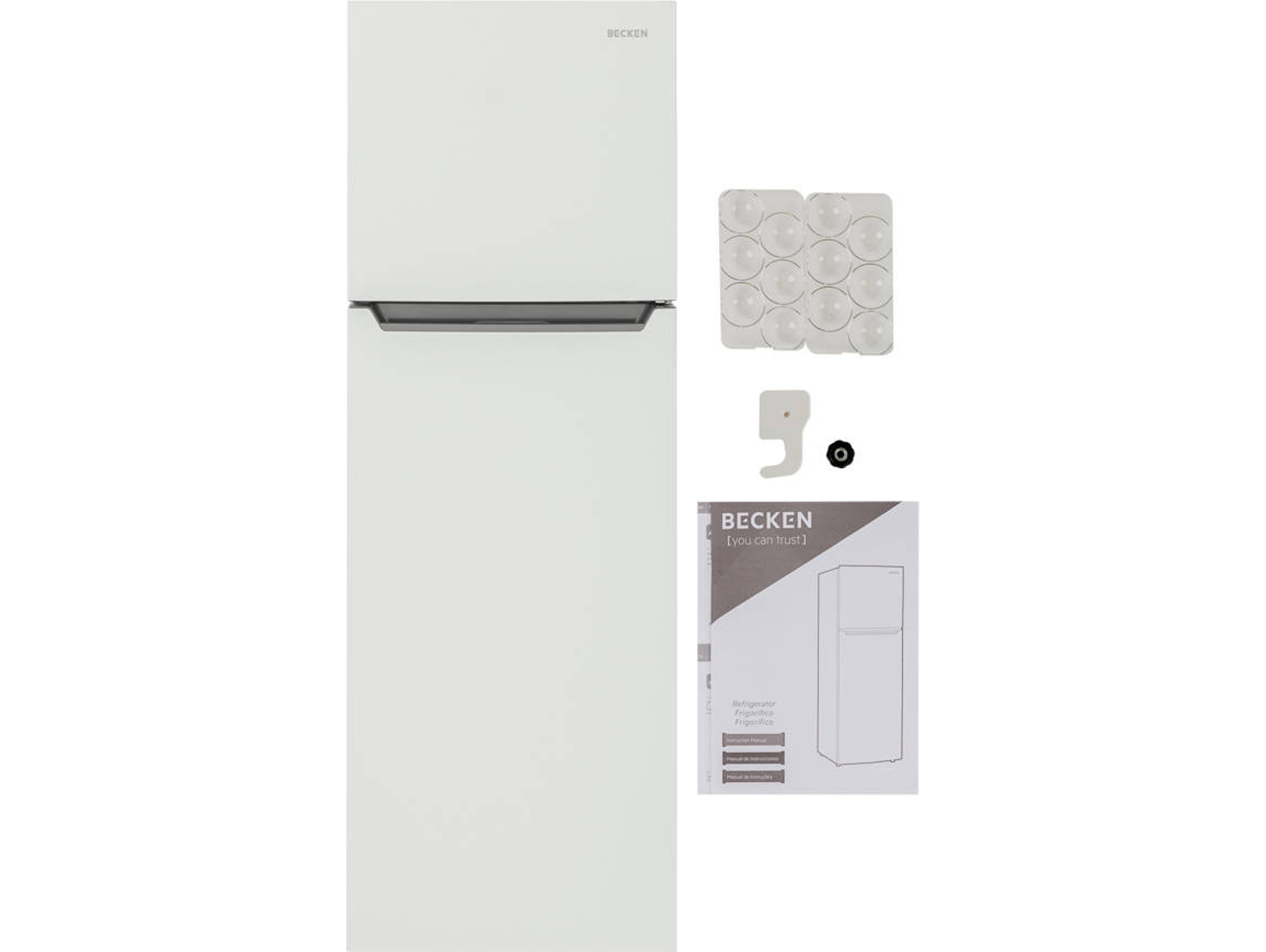 Frigorífico 2 puertas BECKEN BDD1584 WH (No Frost - 165.6 cm - 251