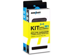 Kit cargador inalÃ¡mbrico QI + carcasa receptoraÂ MINIBATT M1
