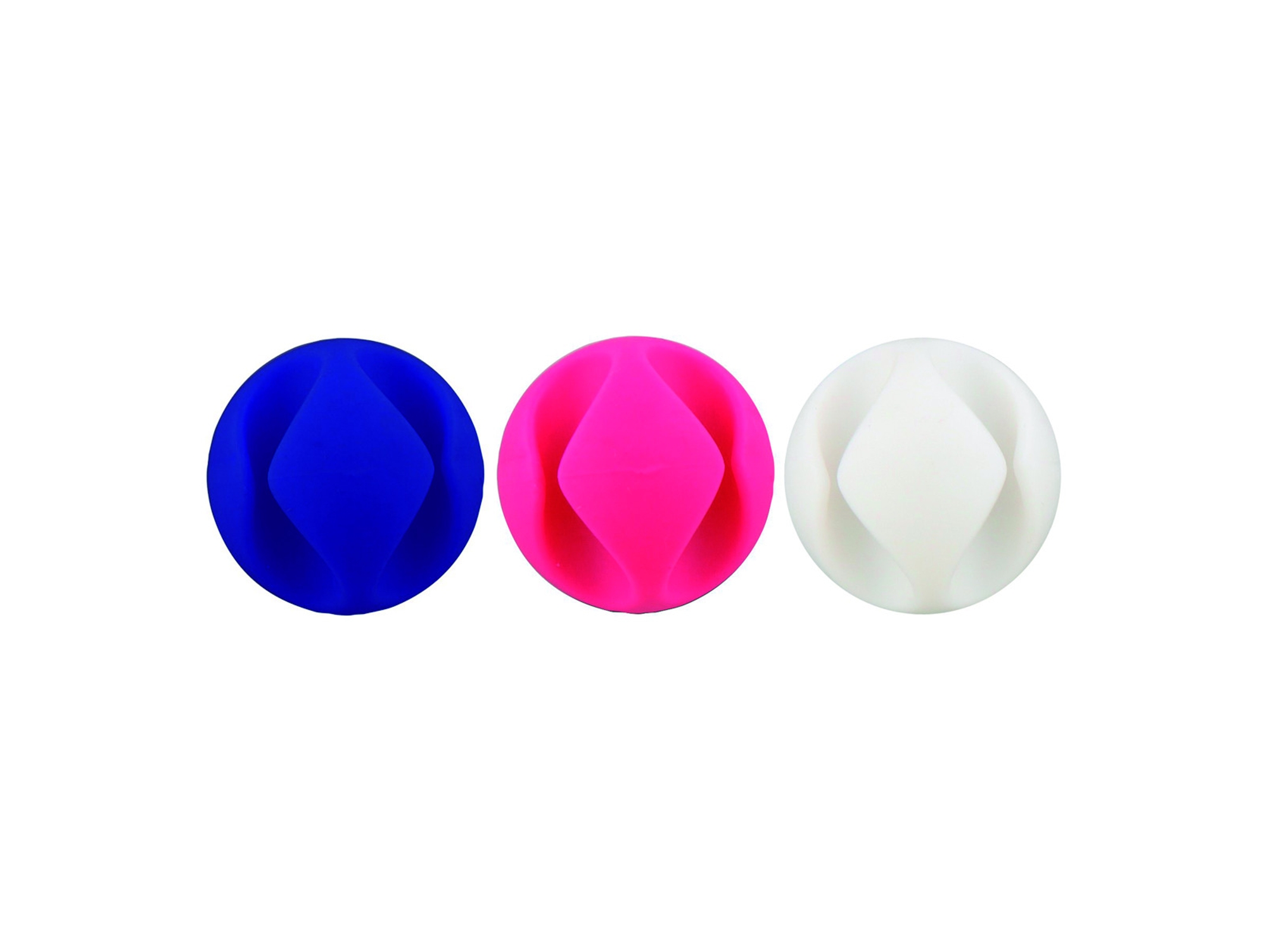 Organizador de cables TNB 6/2 Blanco/Rosa/Azul