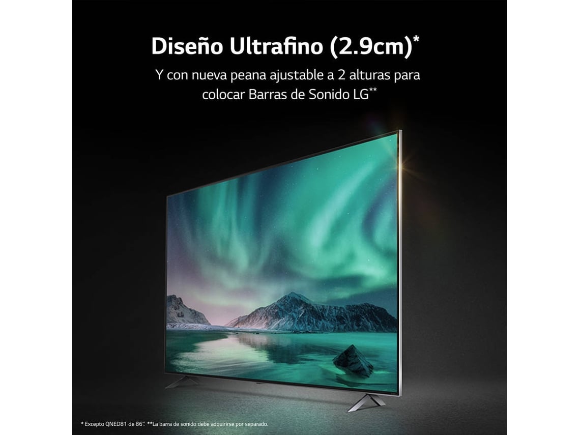 LG QNED 50QNED826QB 127 cm (50) 4K Ultra HD Smart TV Wifi Plata