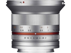 Objetivo SAMYANG 12mm F2.0 Ncs Cs E (Plata - Encaje: Sony E - Apertura: f/2 - f/22)