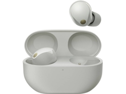 Auriculares Bluetooth True Wireless SONY WF 1000XM5 (In Ear - Micrófono - Plata)