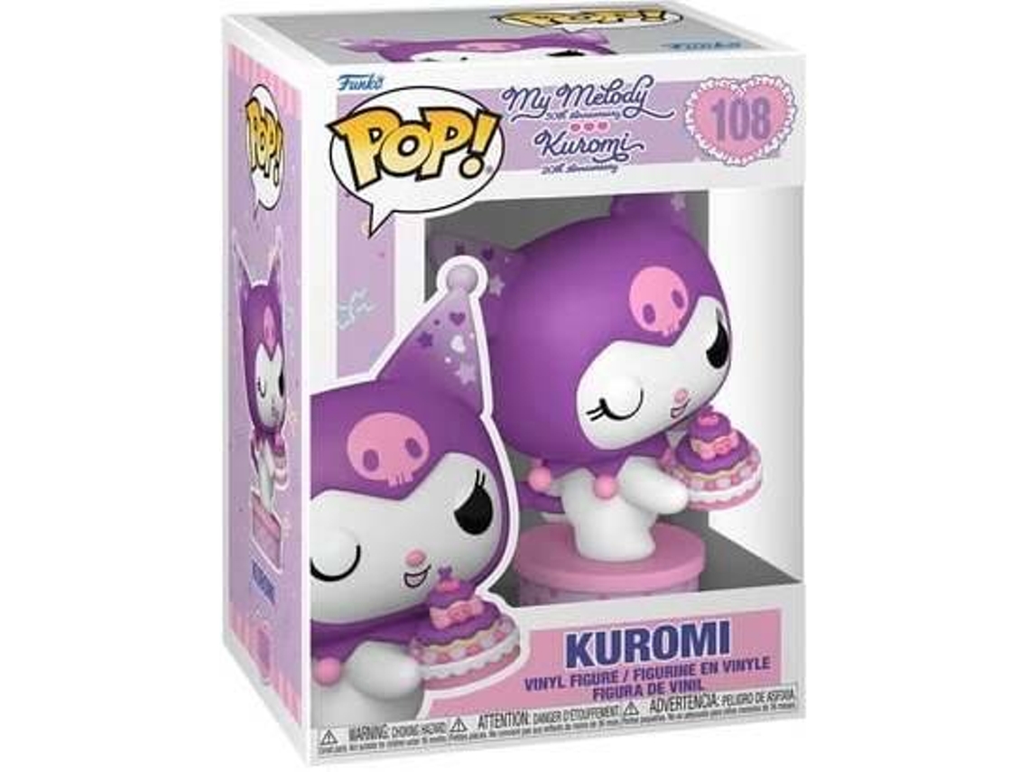 Figura FUNKO Pop! Sanrio: Kuromi 20th Birthday - Kuromi with Cake (Posible Chase)