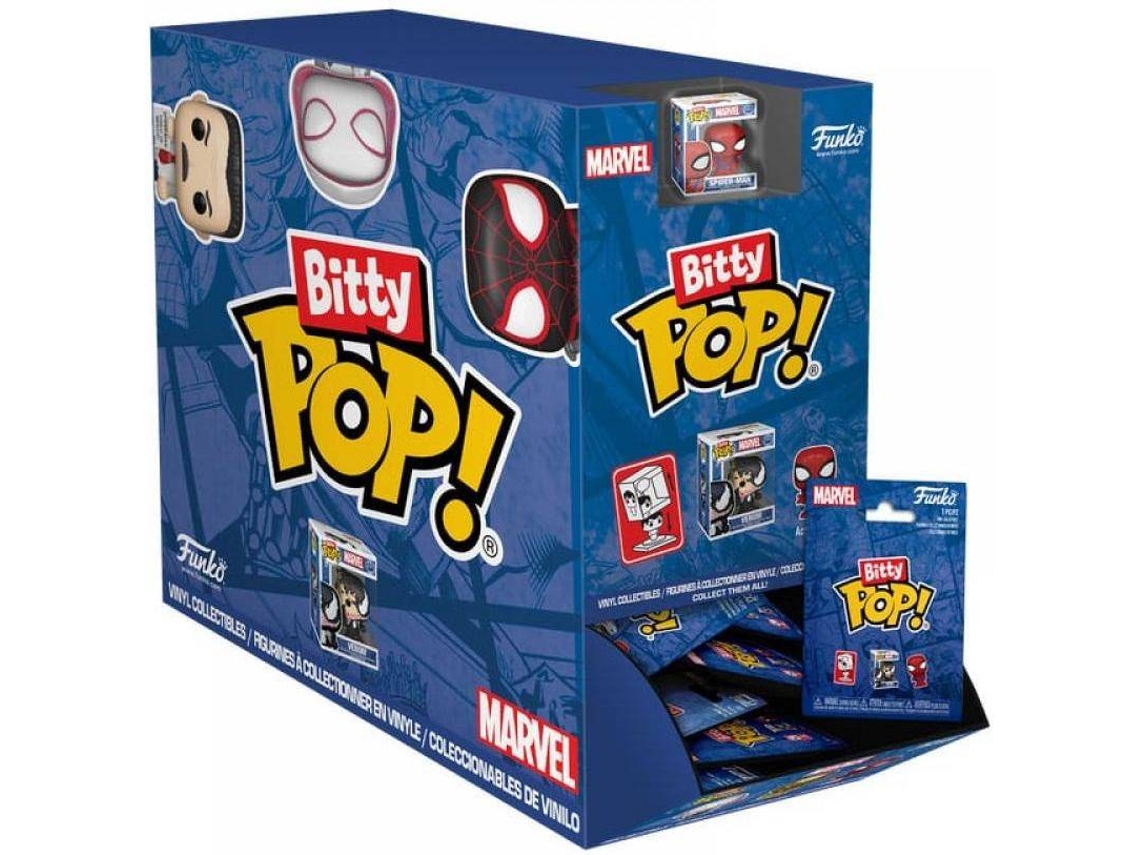 Figura FUNKO Bitty Pop! Figura Mistério Marvel: Spiderman (Envío Aleatorio - Posible Chase)