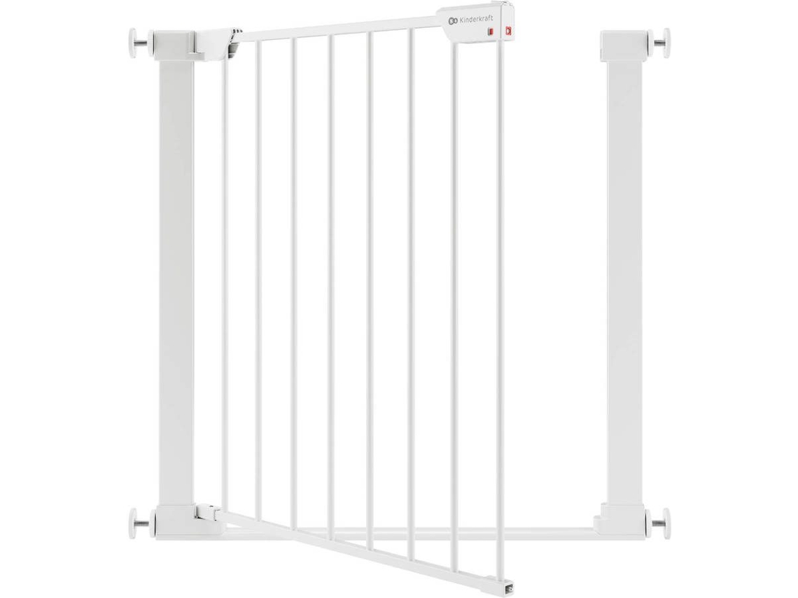 Barrera de seguridad para bebé Kinderkraft Safe Snap (72-80x73.5 cm - blanco)