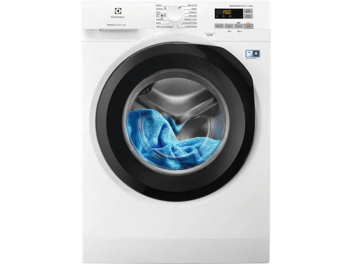Lavadora ELECTROLUX EN2F5842CB (8 kg - 1400 rpm - Blanco)