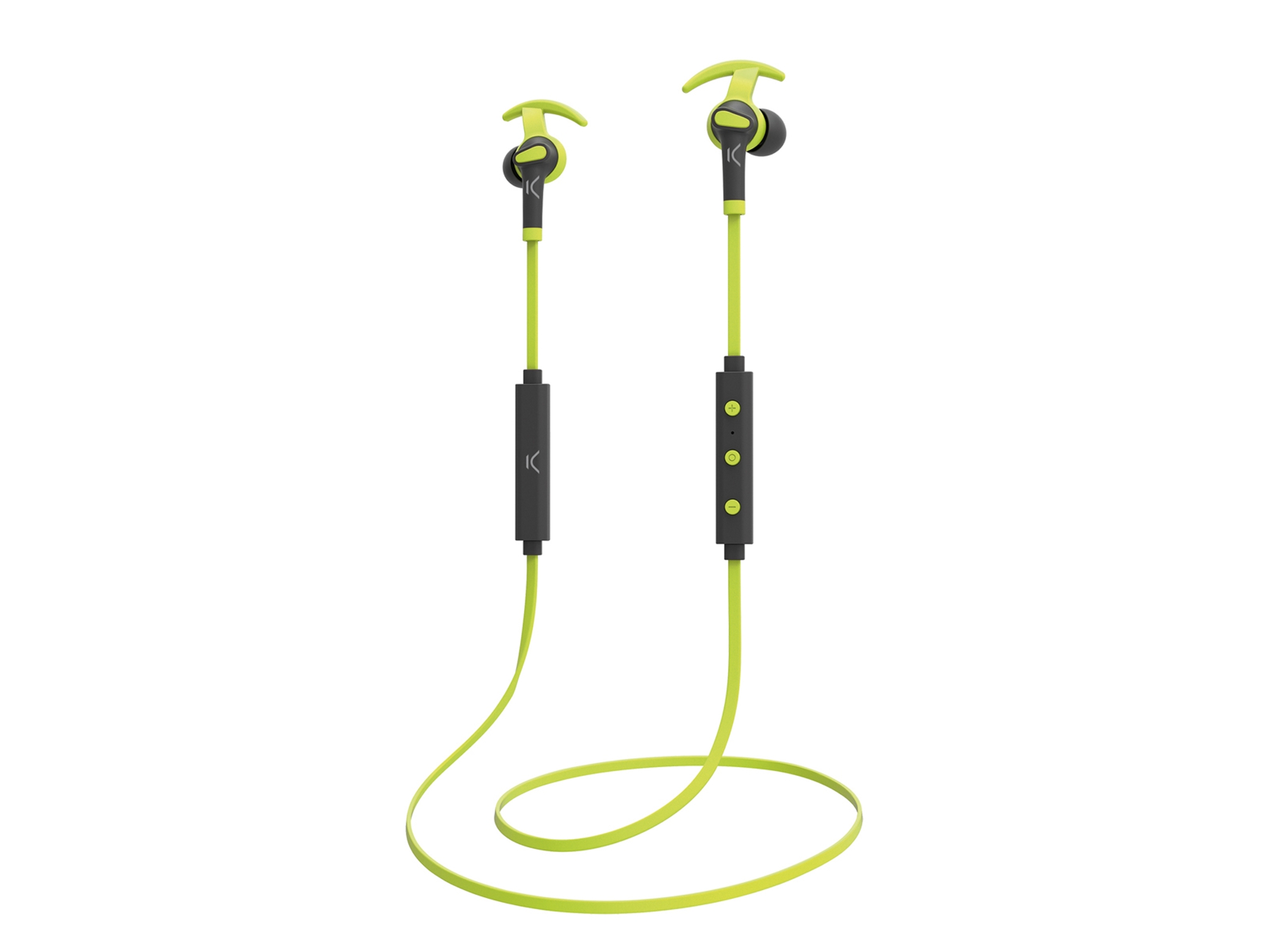 Auriculares Bluetooth KSIX Go&Play Sport 3 (In ear - Micrófono - Verde)