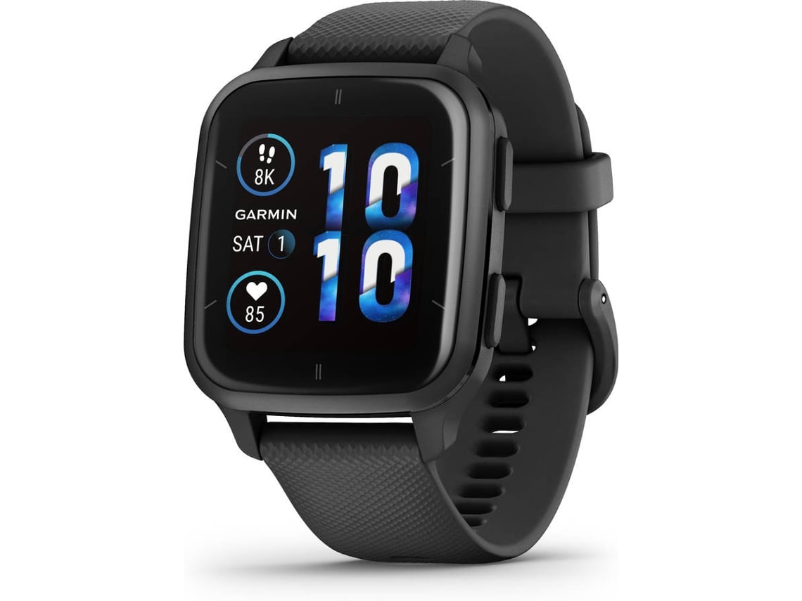 Smartwatch GARMIN Venu SQ Music (Bluetooth Hasta 11 días de autonomía  Negro) Worten Canarias