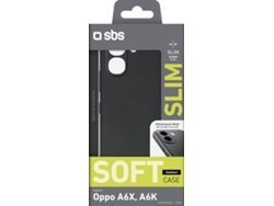 Funda SBS Instinct Soft para Oppo A6X (Negro)