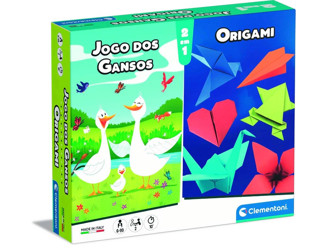 Juego de Mesa CLEMENTONI Juego de la Oca + Origami