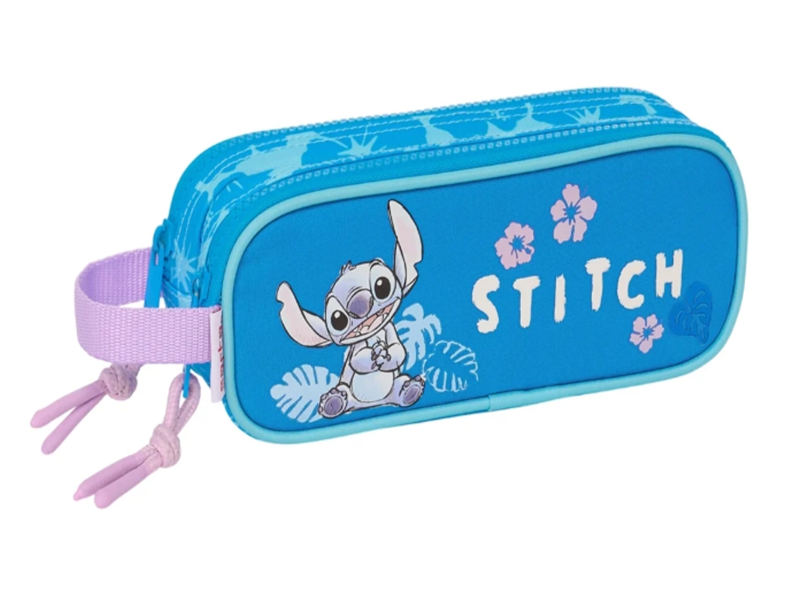Estuche Doble STITCH Hawaii (21 x 8 x 6 cm)