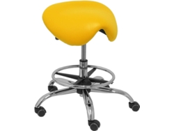 Taburete de Oficina PYC  Alatoz Amarelo (Similpiel)