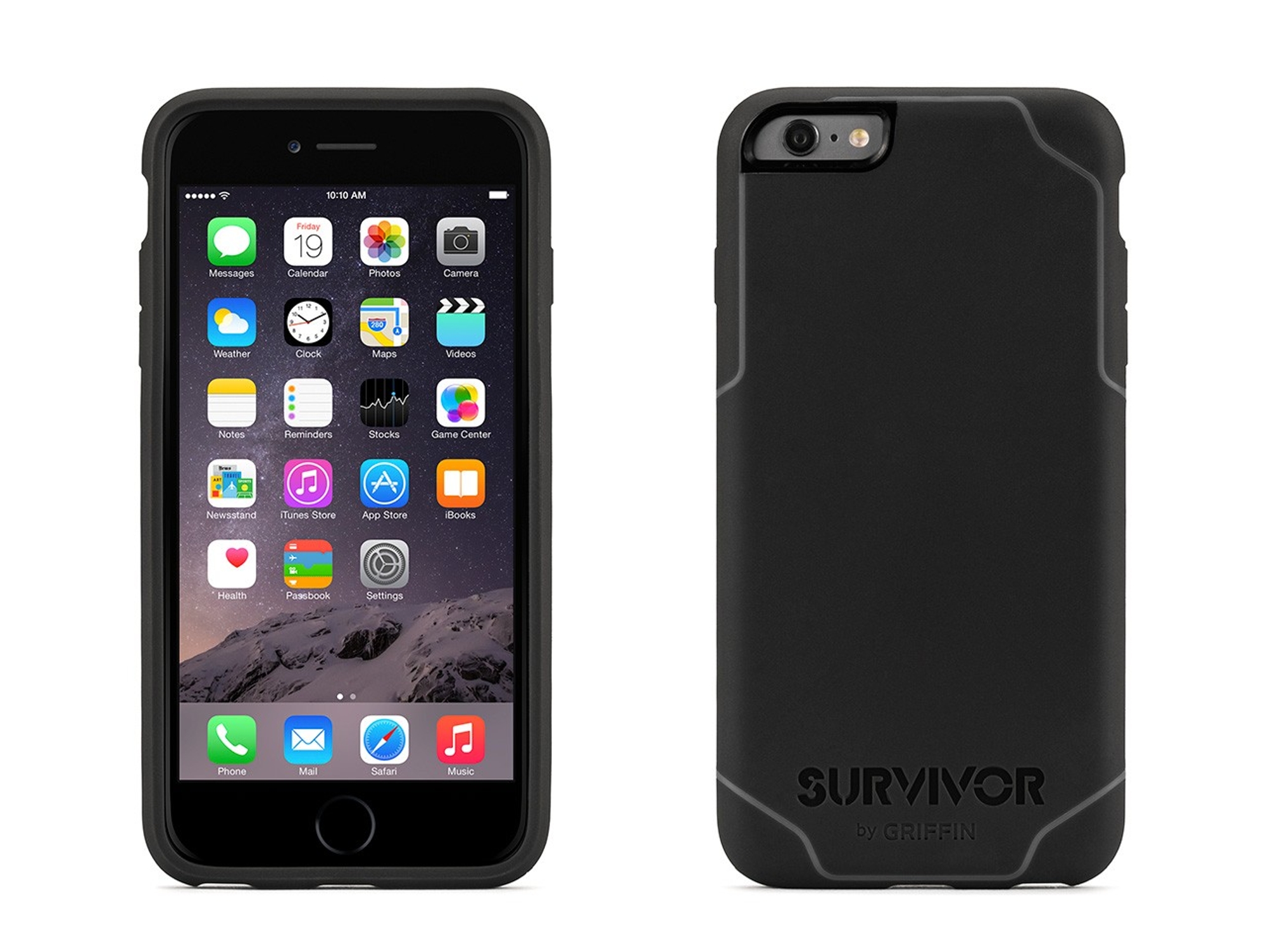 Carcasa GRIFFIN Survivor Journey iPhone 6 Plus, 6s Plus negro, gris