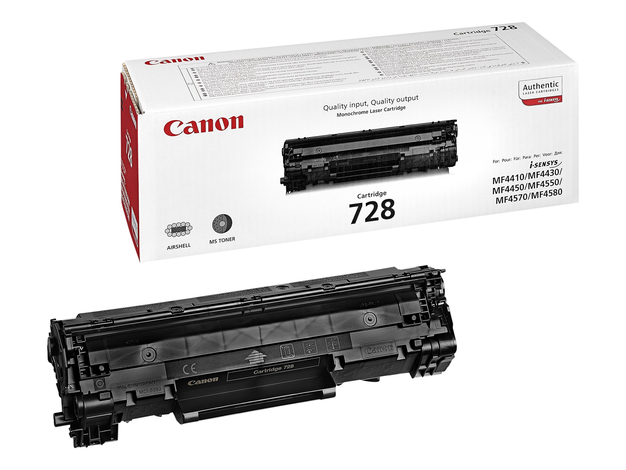 Cartucho de tóner Original CANON 728 Negro