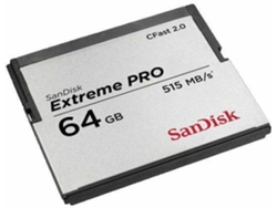 Tarjeta de memória SANDISK Extreme Pro CFast 64GB