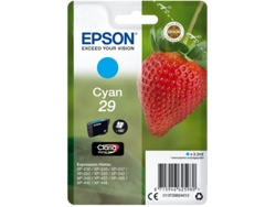 Cartucho de tinta original EPSON, 29, Fresa 3,2 ml, Cian, Estándar, C13T29824012, T2982