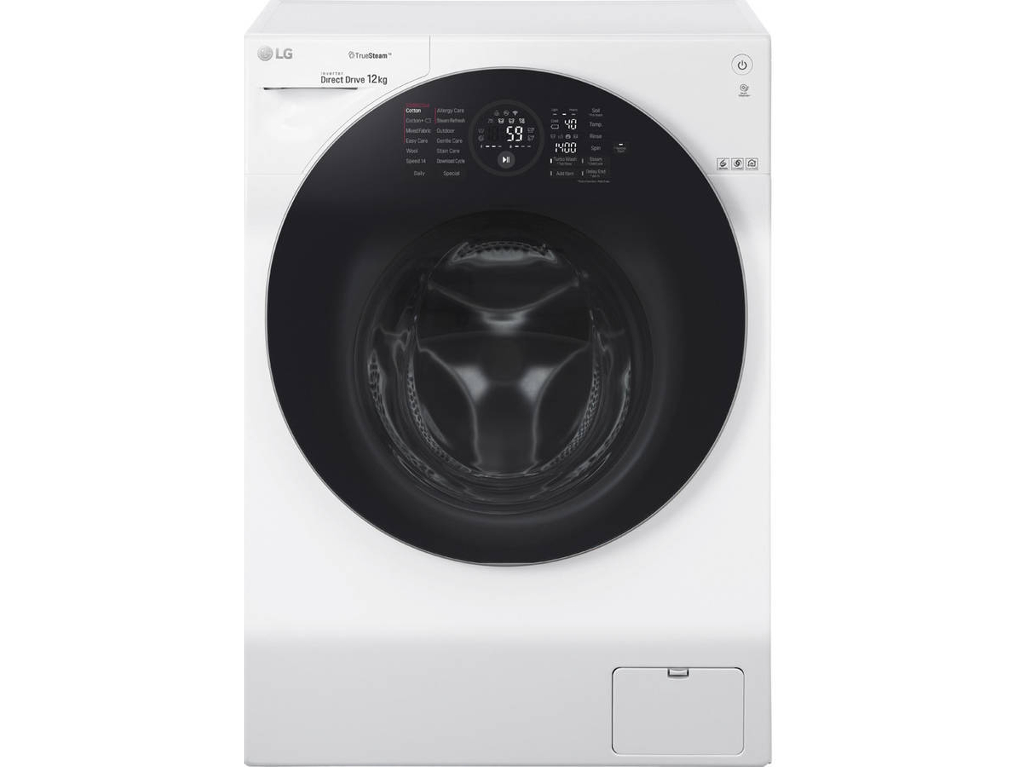 Lavadora LG FH4G1BCS2 (12 kg  - 1400 rpm -  Blanco)