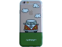 Carcasa iPhone 6, 6s CALLATE LA BOCA Furgoneta Multicolor