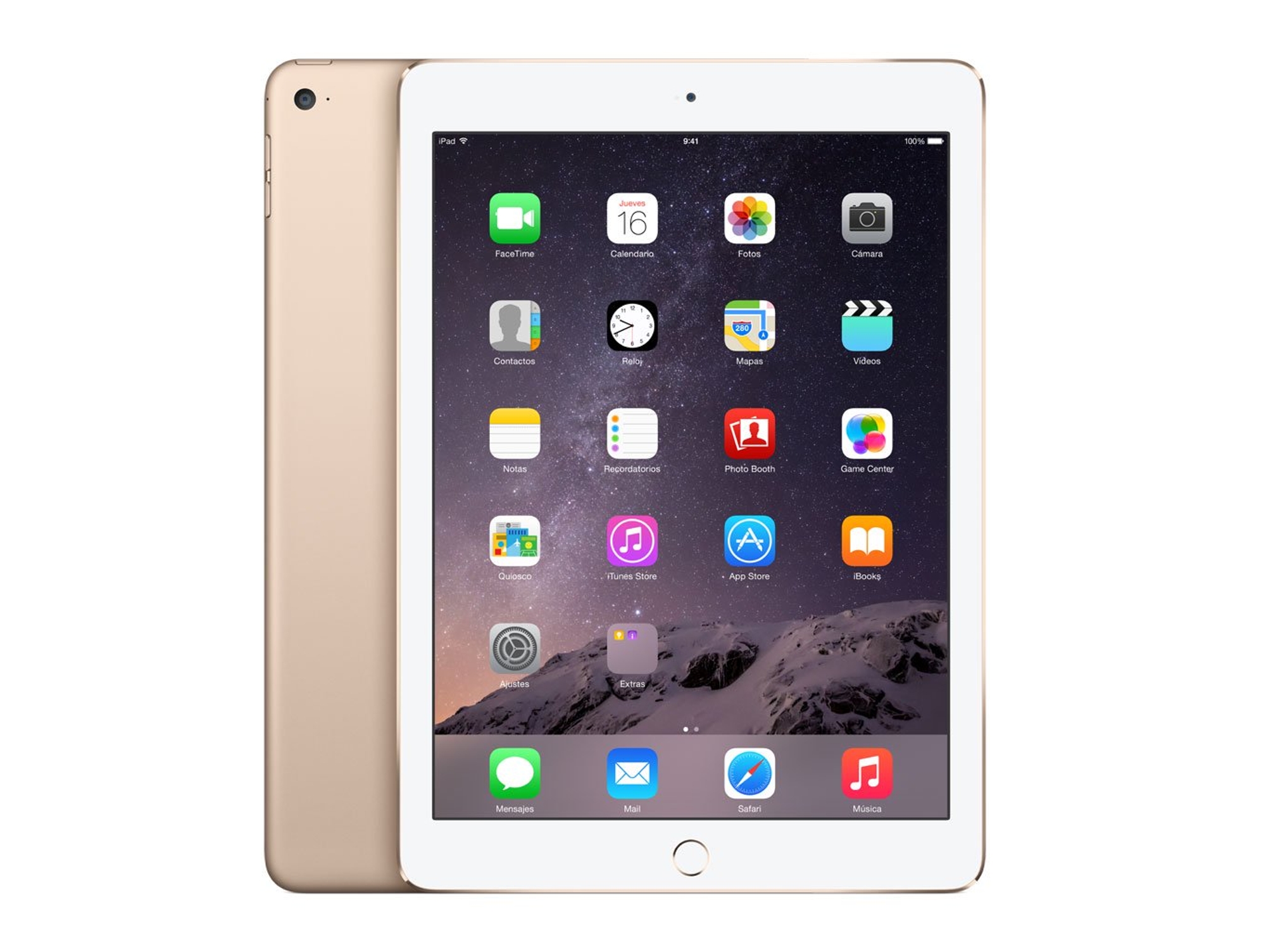 iPad Air 2 APPLE (9.7'' - 128 GB - Wi-Fi - Oro)