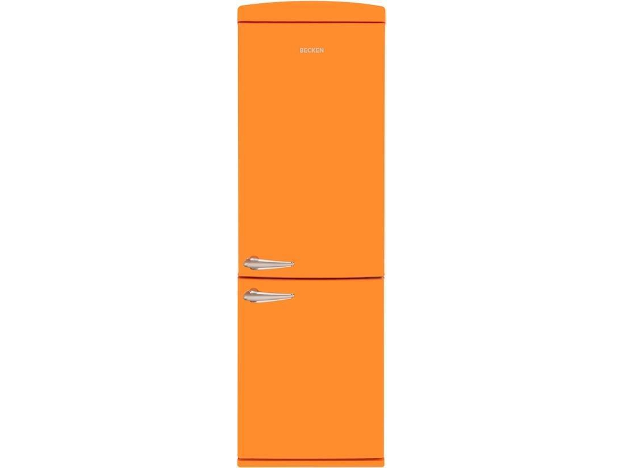 Frigorífico Combi Reacondicionado BECKEN Vintage Lovers BC3987 OG (Grado A - No Frost - 186 cm - 341 L - Naranja)