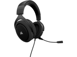 Auriculares Gaming Con Cable CORSAIR HS50 (Over Ear - Multiplataforma - Noise Cancelling - Negro)