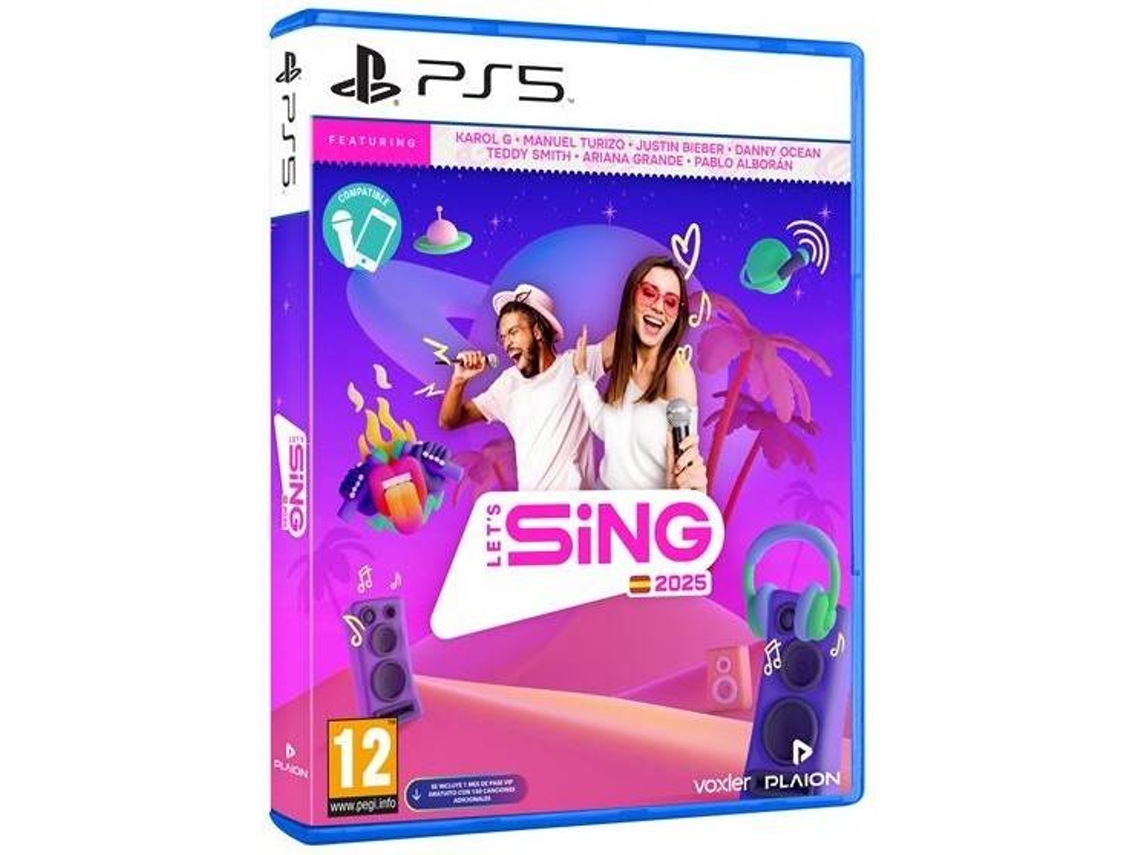 Juego PS5 Lets Sing 2025 S.V. + 2 Micros