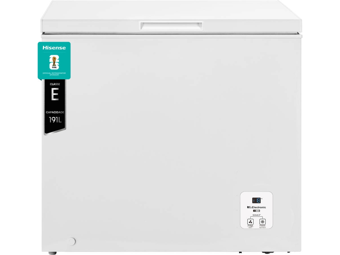 Congelador Horizontal HISENSE FT247D4AWLYE (Estático - 89.10 cm - 191 L - Blanco)