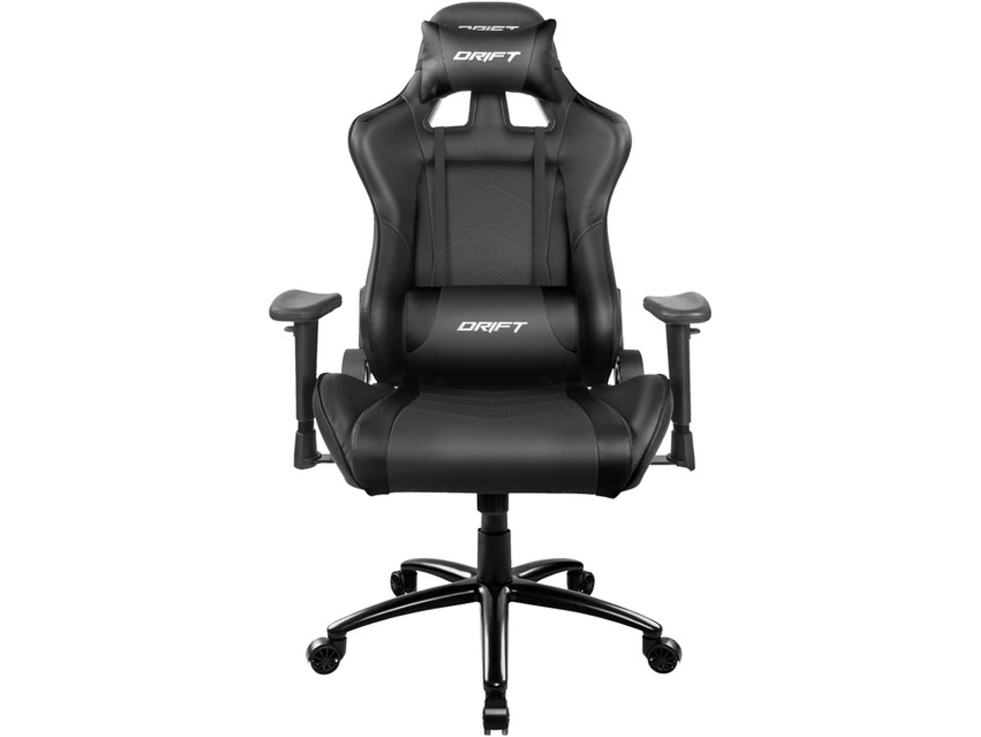 Silla Gaming DRIFT DR150 (Hasta 150 kg - Elevador a Gas Clase 4 - Negro)