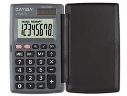 Calculadora Básica de bolsillo CATIGA CH-862D-BK