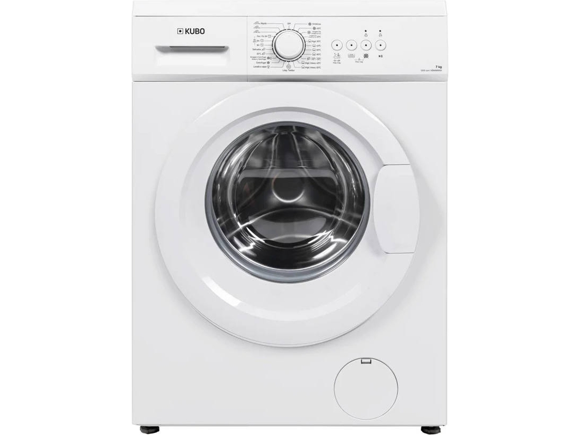 Lavadora KUBO KBWM8993 (7 kg - 1200 rpm - Blanco)
