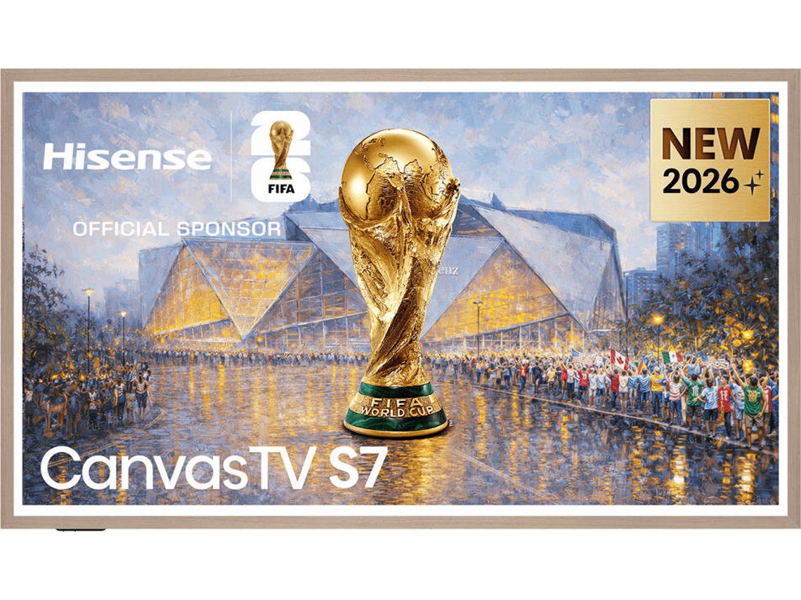 TV HISENSE Canvas 65S7S (QLED - 65'' - 165 cm - 4K Ultra HD - Smart TV)