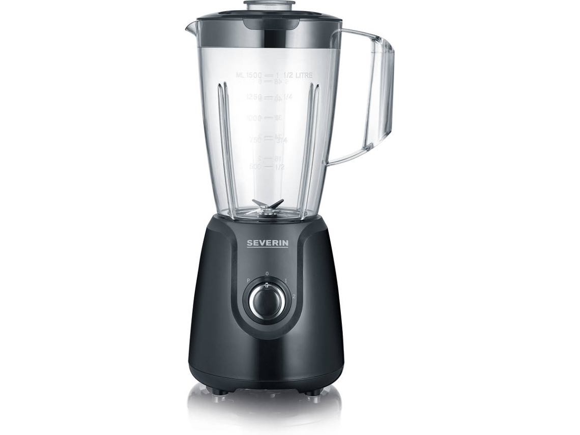 Batidora de Vaso SEVERIN SM3707 (600 W - 1.5 L - Negro)