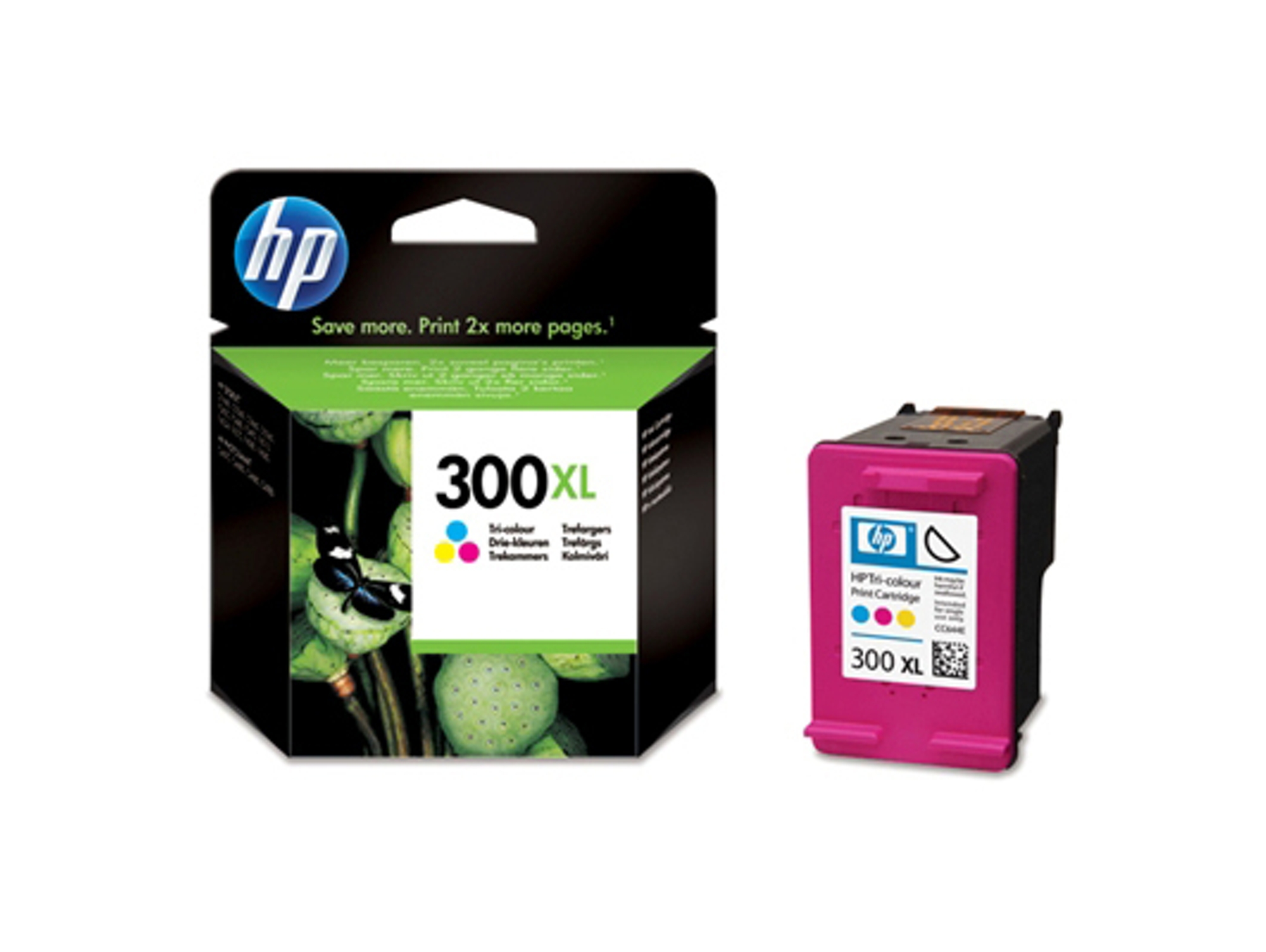 Cartucho de tinta HP 300XL color original (CC644EE)