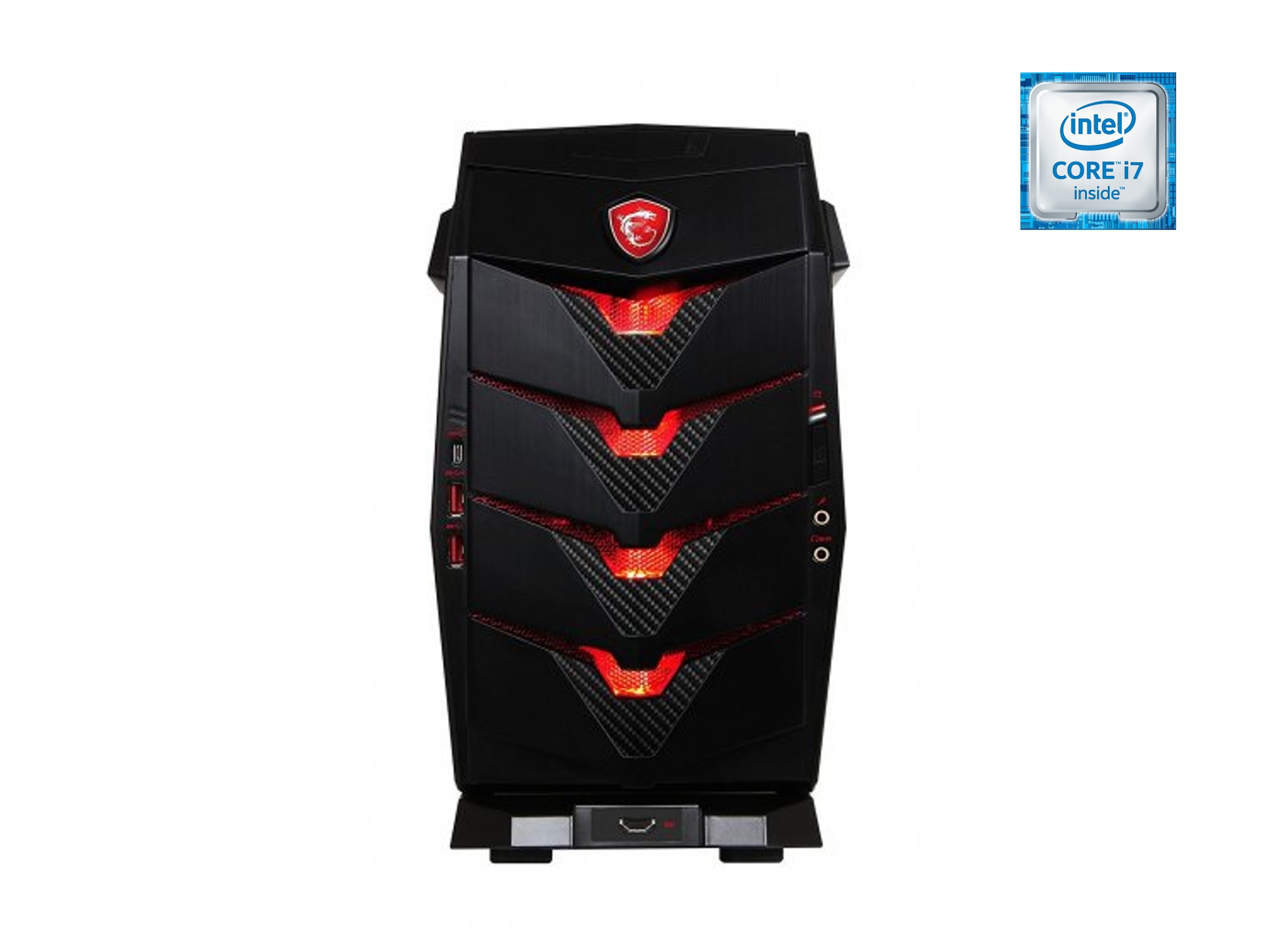 Desktop Gaming MSI Aegis 3 VR7-002 (Intel Core i7-7700 - NVIDIA GeForce GTX 1070  - RAM: 16 GB - 2 TB HDD + 256 GB SDD)