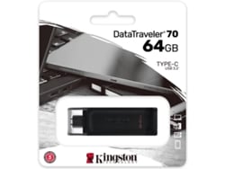 Pen Drive KINGSTON DataTraveler 70 (Type-C - 64 GB)