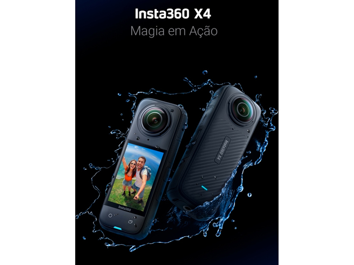Action Cam INSTA360 X4 (8K - 72 MP - Bluetooth) | Worten Canarias