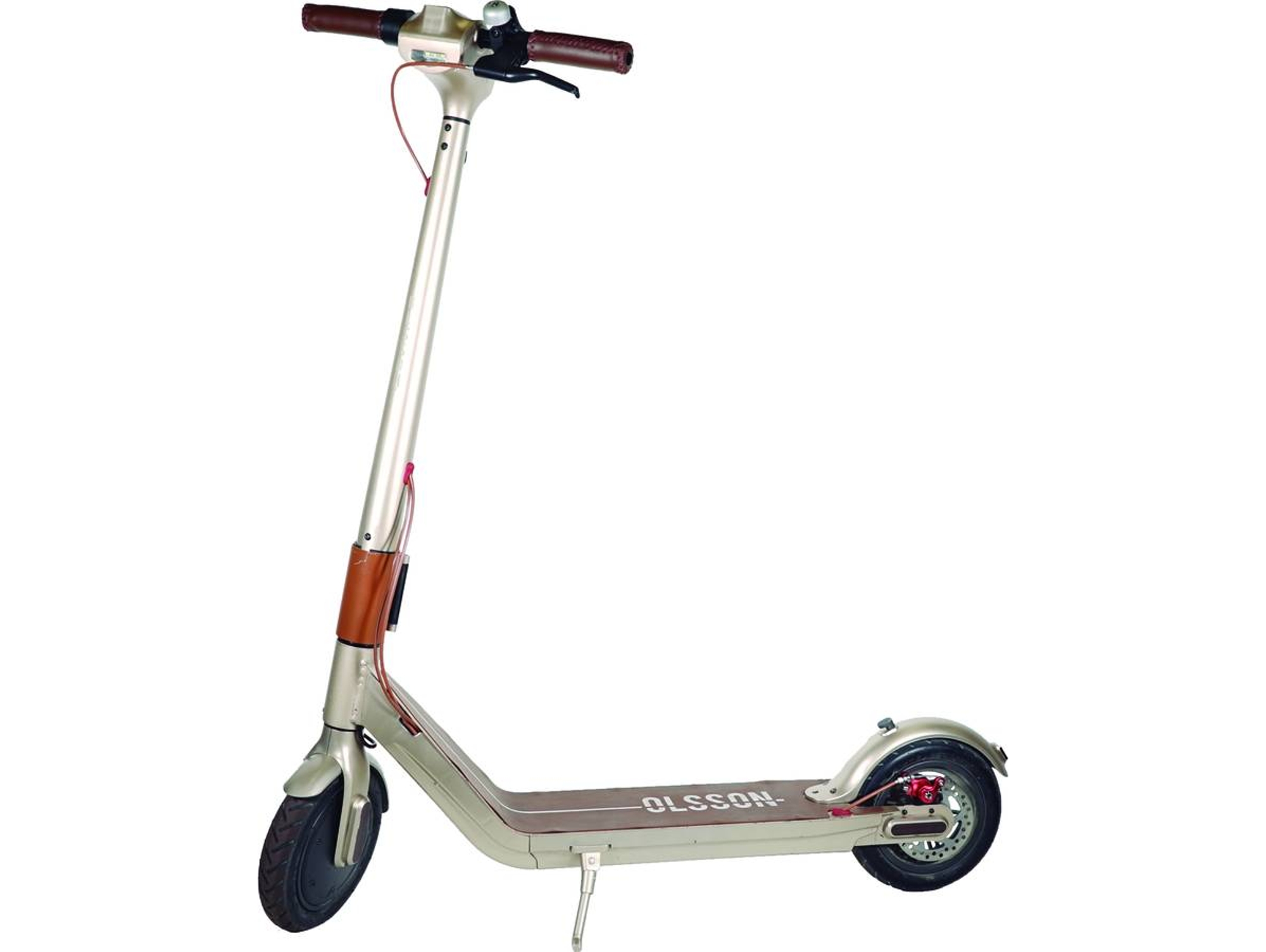 Patinete Elétrico OLSSON (500 W - Autonomía: 50 Km - Dorado)