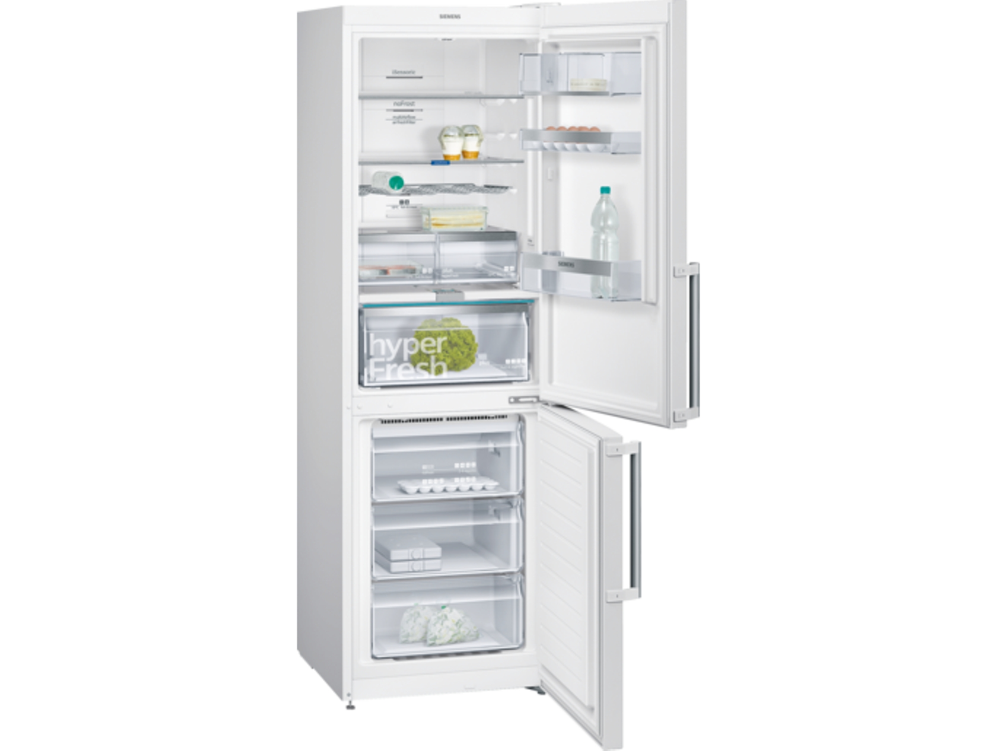 Frigorífico Combi SIEMENS KG36NAW3P (No Frost - 186 cm - 324 L - Blanco)
