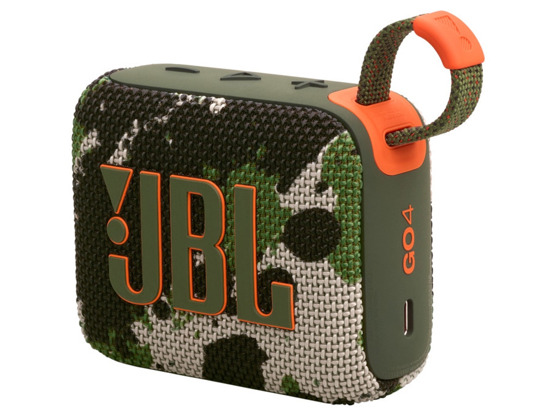 Altavoz Bluetooth JBL GO 4 (7 W - Autonomía: 7 horas - Camuflaje)